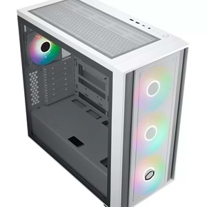 Cooler Master MasterBox 600 TG ARGB Beyaz Psu yok