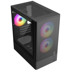 Frisby 550W (FC-8975B) 3X RGB Mesh Mini ITX Kasa