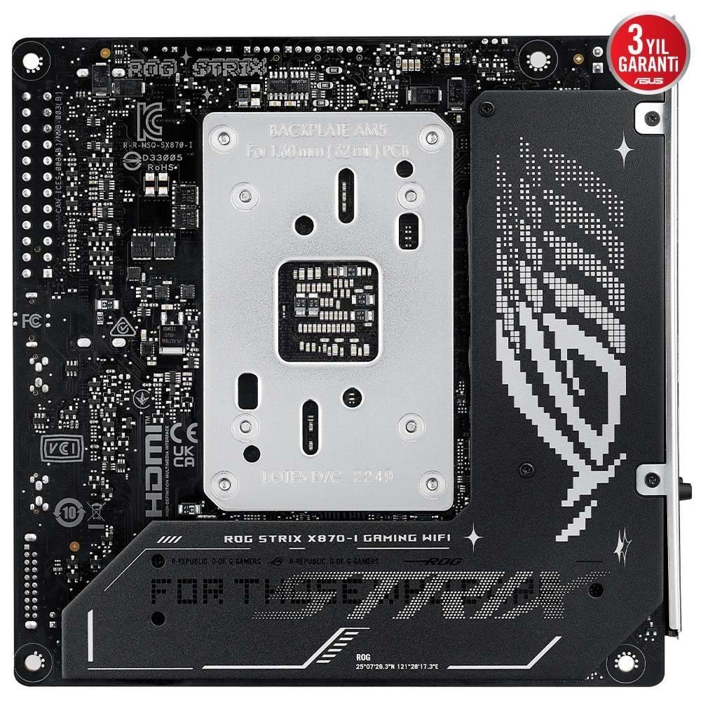 Asus ROG STRIX X870-I GAMING WIFI AMD X870 DDR5 M.2 HDMI/USB PCIe 5.0 AM5