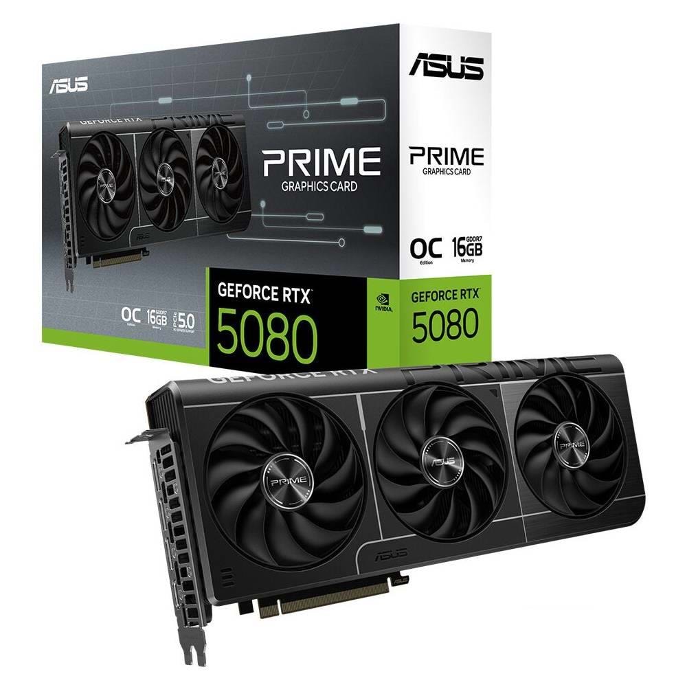 Asus PRIME-RTX5080-O16G 16GB 256Bit GDDR7 DP/HDMI PCI 5.0 Ekran Kartı