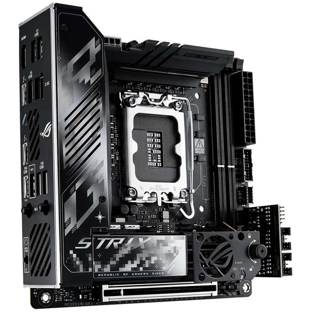 Asus ROG STRIX Z890-I GAMING WIFI Z890 DDR5 M.2 HDMI PCI 5.0 1851p Anakart