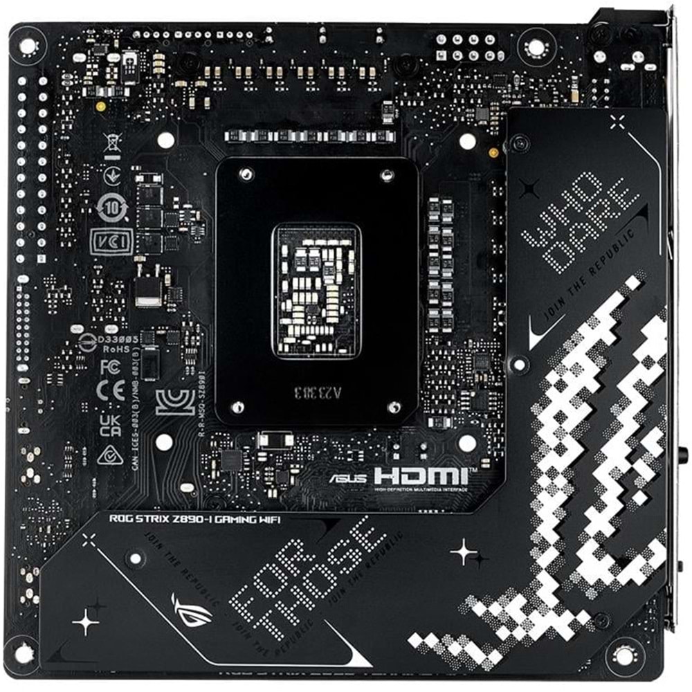 Asus ROG STRIX Z890-I GAMING WIFI Z890 DDR5 M.2 HDMI PCI 5.0 1851p Anakart