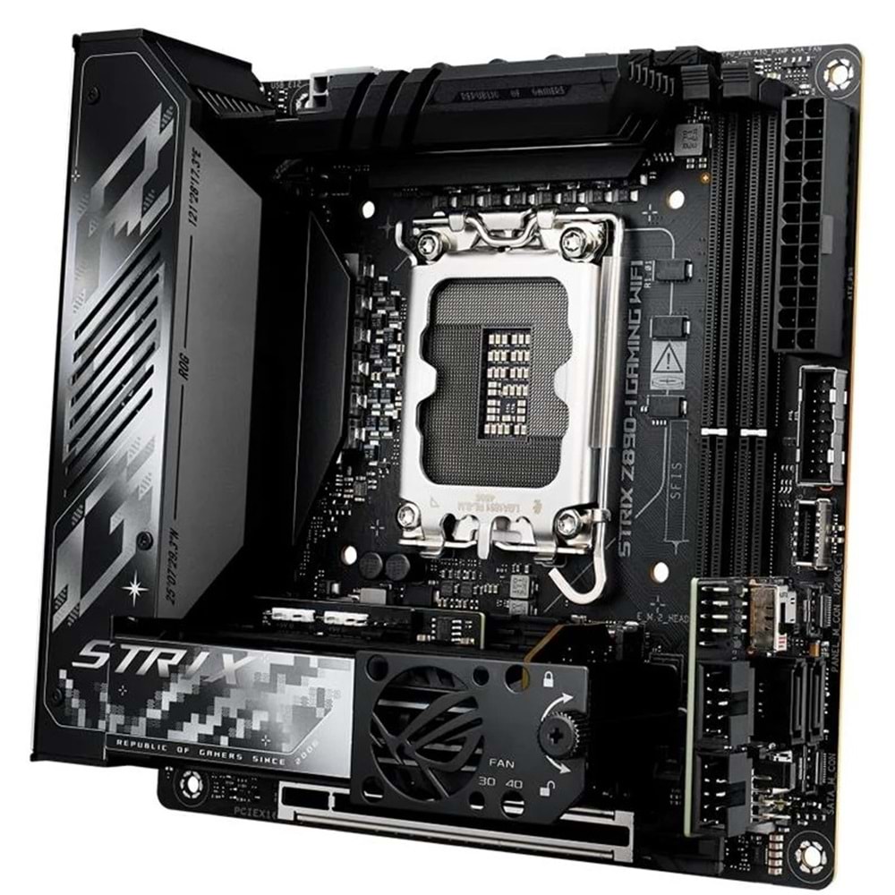 Asus ROG STRIX Z890-I GAMING WIFI Z890 DDR5 M.2 HDMI PCI 5.0 1851p Anakart