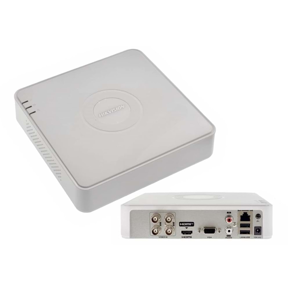 Hikvision DS-7104HQHI-M1/S 1080P 4 Kanal H.265+ HD-TVI Kayıt Cihazı