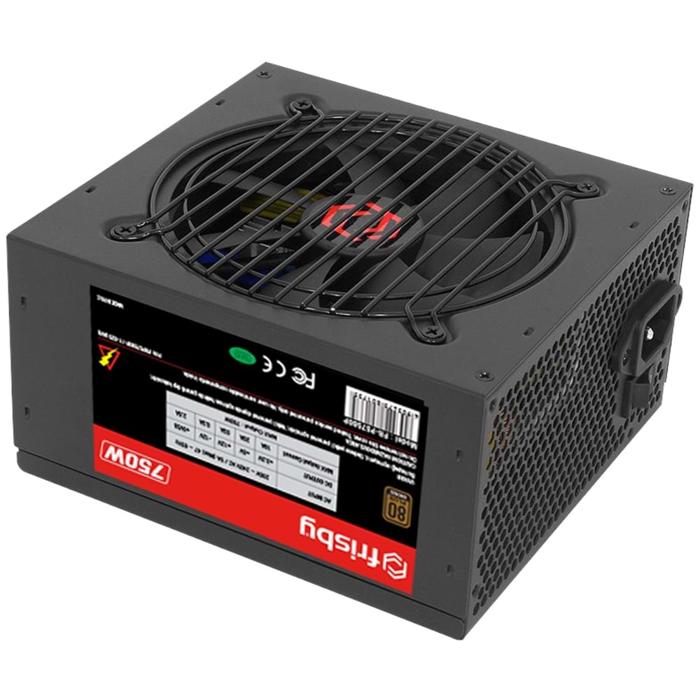 Frisby 750W 80+ Bronze 12 cm Fan Power Supply (FR-PS7580P)