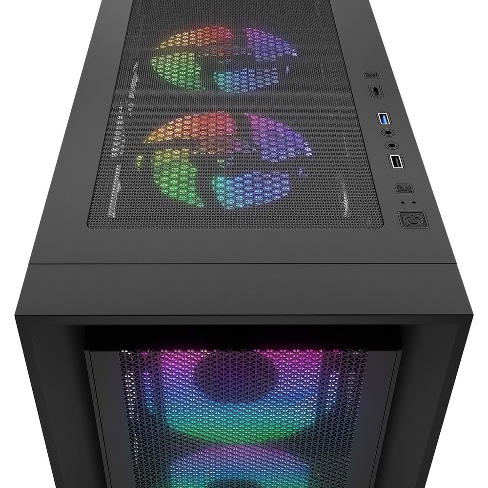 Rampage VOYAGER 750W 80+ BRONZE RGB ATX Mid-T Gaming Oyuncu Kasası (Siyah)