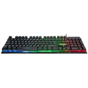 Everest KM-198 Luminax Q Gökkuşağı Aydınlatmalı Gaming Klavye + Mouse Set Siyah