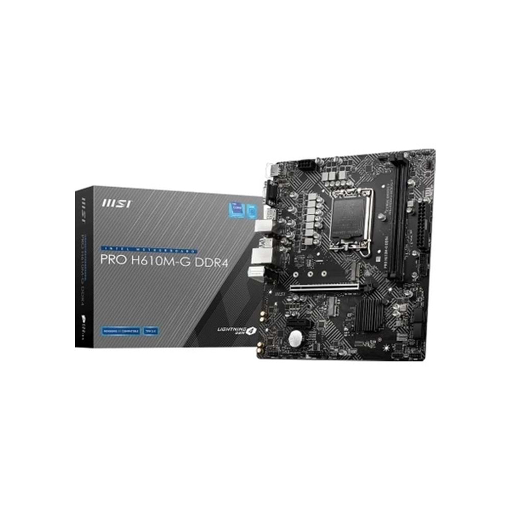 MSI Pro H610M-S D4 1700P Hdmi Usb3.2