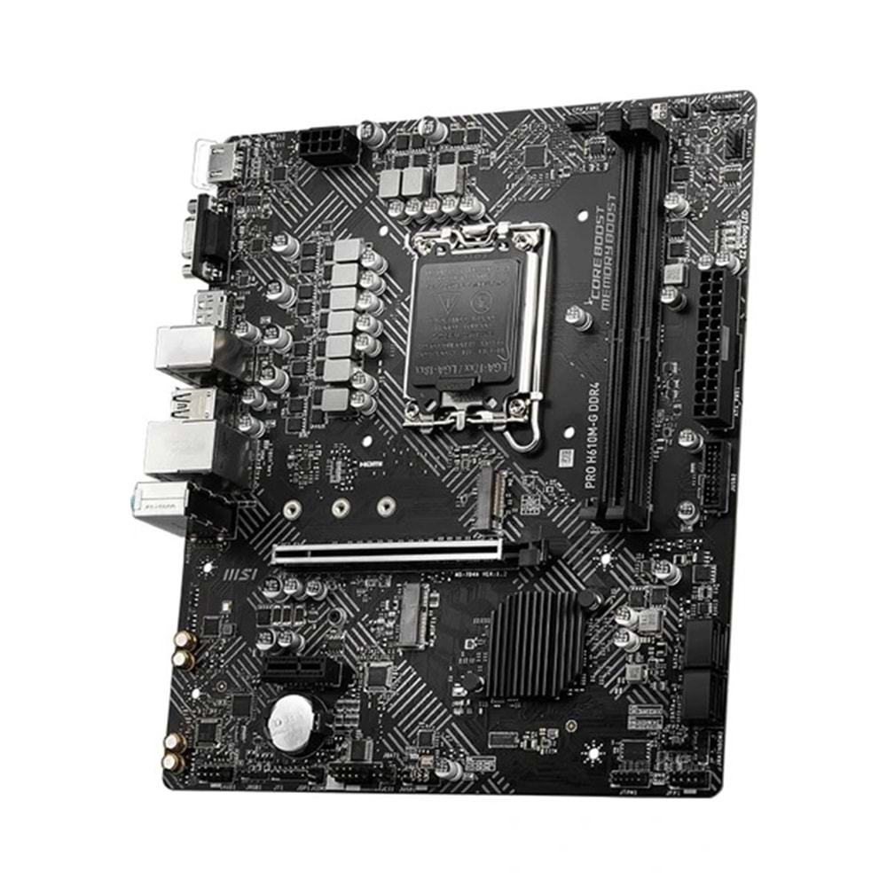 MSI Pro H610M-S D4 1700P Hdmi Usb3.2
