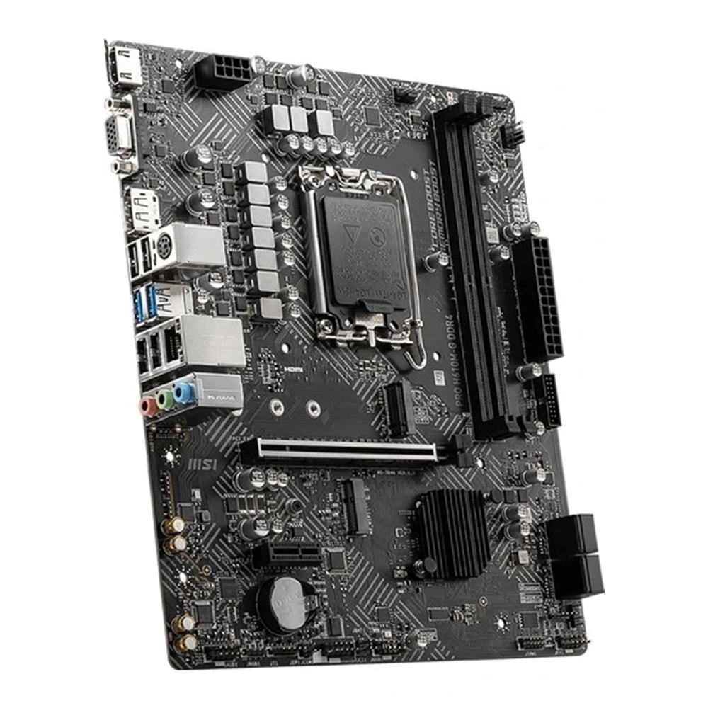 MSI Pro H610M-S D4 1700P Hdmi Usb3.2