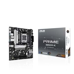 Asus PRIME B850M-K AMD B850 DDR5 M.2 USB3.2 DP/HDMI PCI 5.0 AM5 Anakart