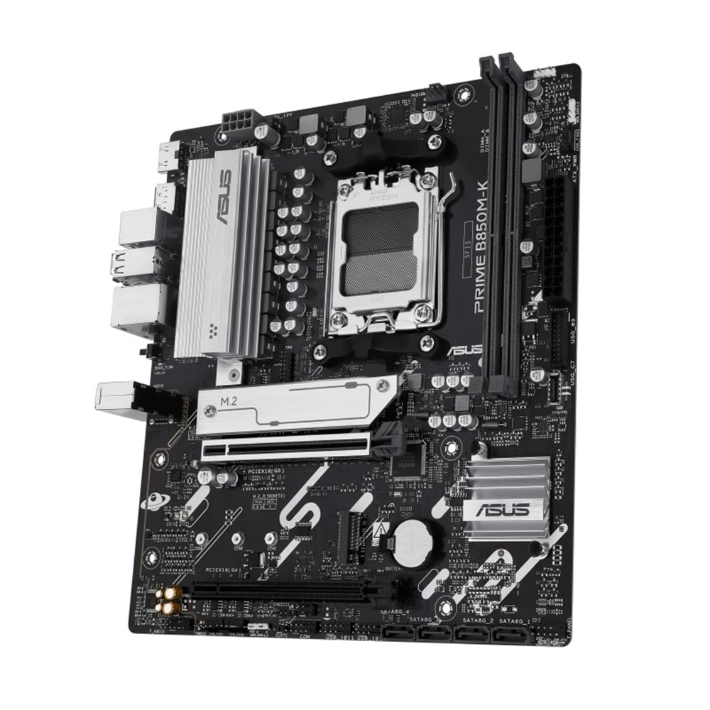 Asus PRIME B850M-K AMD B850 DDR5 M.2 USB3.2 DP/HDMI PCI 5.0 AM5 Anakart