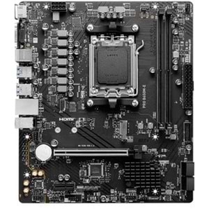 MSI PRO B650M-E DDR5 6800MHZ 1XVGA 1XHDMI 1XM.2 USB 3.2 MATX AM5 (AMD AM5 9000,8000,7000 Serili İşlemci Uyumulu)