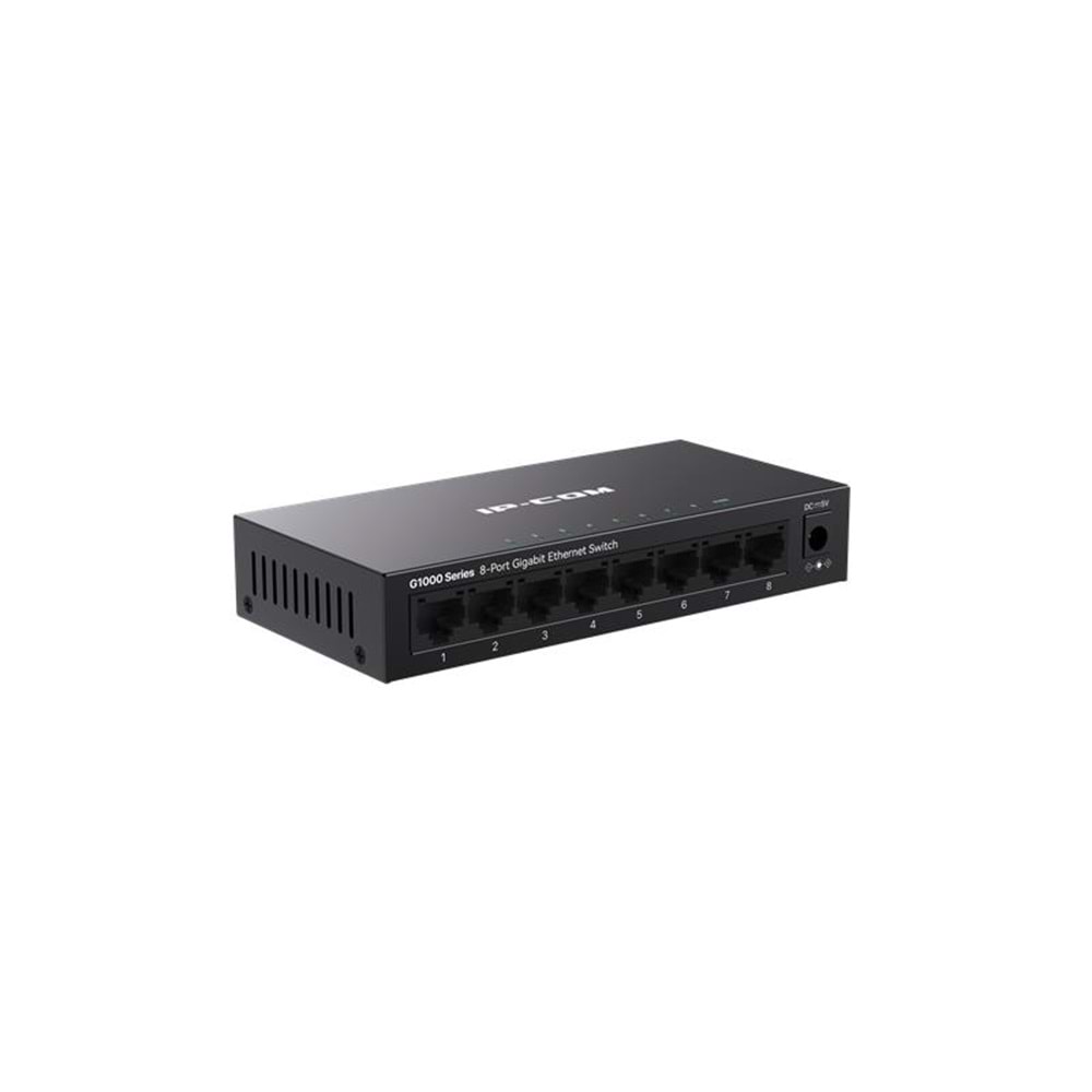 Ip-Com G1008M 8 Port Gigabit Meral Kasa Switch