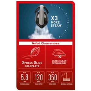 Tefal SV6140 E0 Express Easy 2200W Kazanlı Buhar Ütüsü