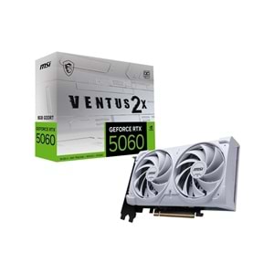 MSI GeForce RTX 5060 8GB VENTUS 2X OC White GDDR7 128Bit PCIe 5.0 (3xDP + 1xHDMI)