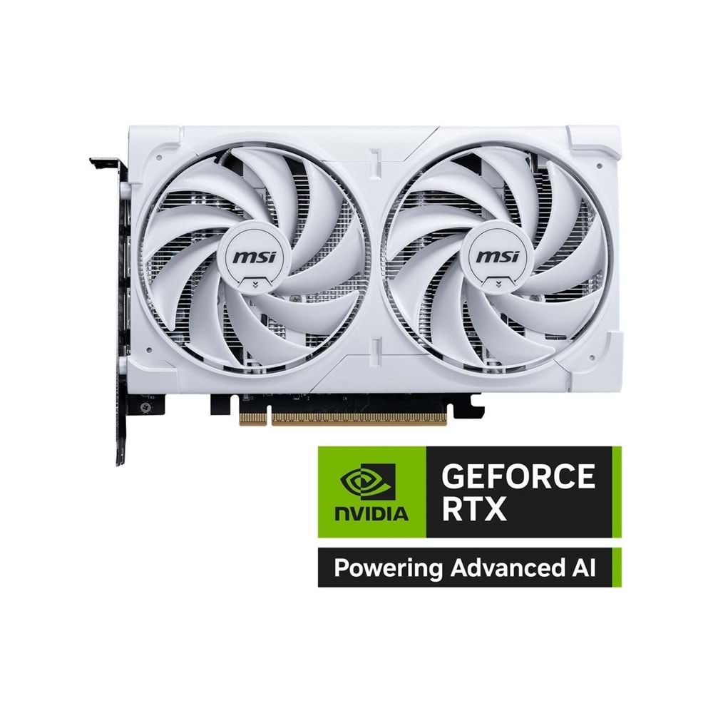 MSI GeForce RTX 5060 8GB VENTUS 2X OC White GDDR7 128Bit PCIe 5.0 (3xDP + 1xHDMI)