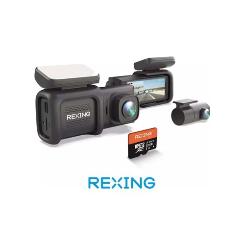 Rexing DT2 Full HD 1080P Araç Kamerası + 32GB SD Kart