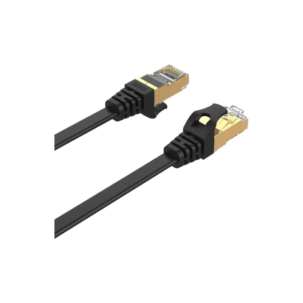 UNITEK CAT7 Patch Kablo 5 Metre Flat 10Gbps – C1897BK-5M