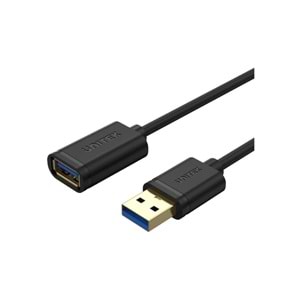 UNITEK USB 3.0 (M) to USB 3.0 (F) Uzatma Kablosu 1.5 Metre – 5Gbps – Y-C459GBK