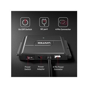 UNITEK USB 3.0 to IDE + SATA II Dönüştürücü – Y-3324