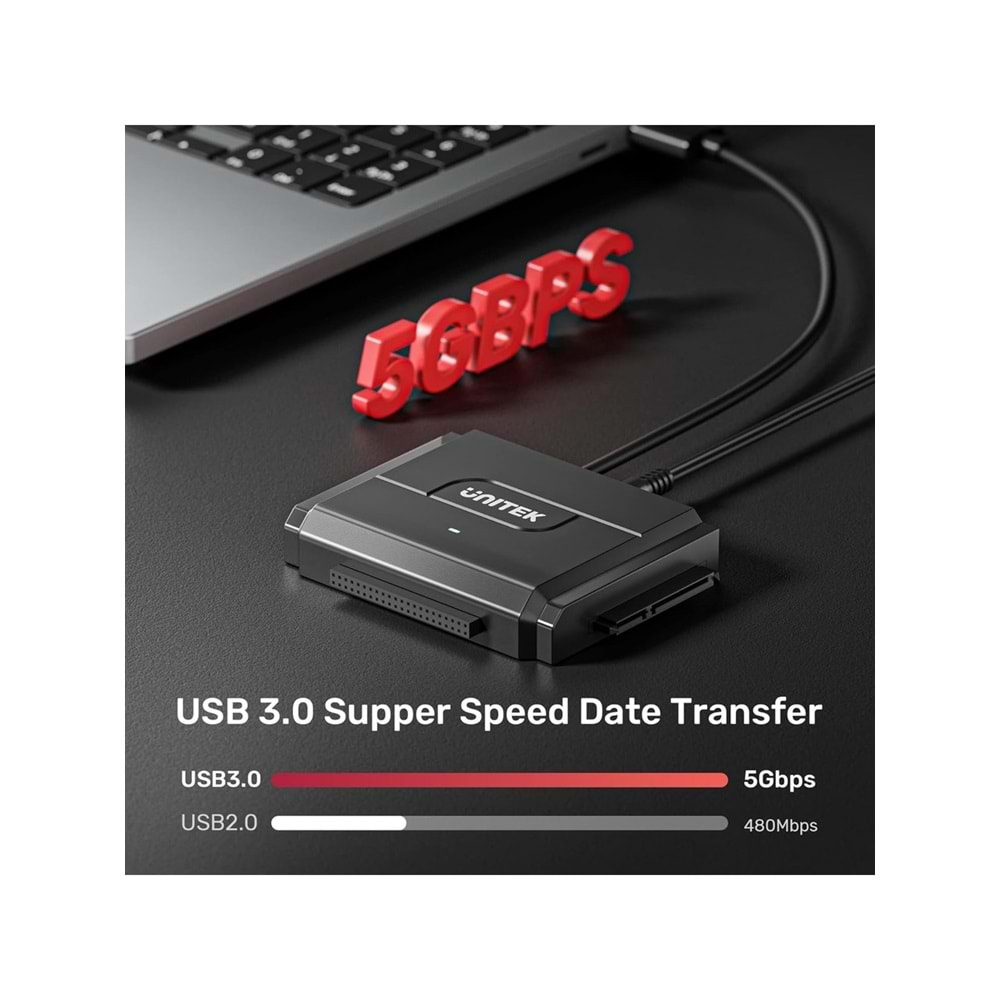 UNITEK USB 3.0 to IDE + SATA II Dönüştürücü – Y-3324