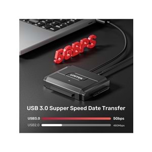 UNITEK USB 3.0 to IDE + SATA II Dönüştürücü – Y-3324