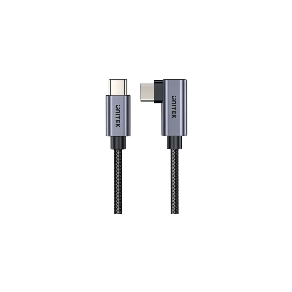 UNITEK Type-C Hızlı Şarj Kablosu 90 Derece 3 Metre – 100W – C14123BK-3M