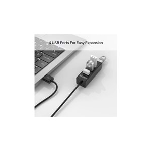 UNITEK Type-A to 4 Port USB 2.0 Hub – 80 cm Kablo – Y-2140