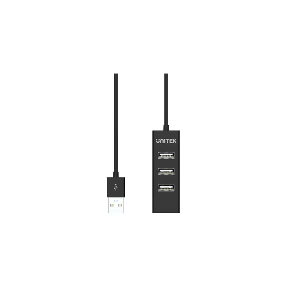 UNITEK Type-A to 4 Port USB 2.0 Hub – 80 cm Kablo – Y-2140
