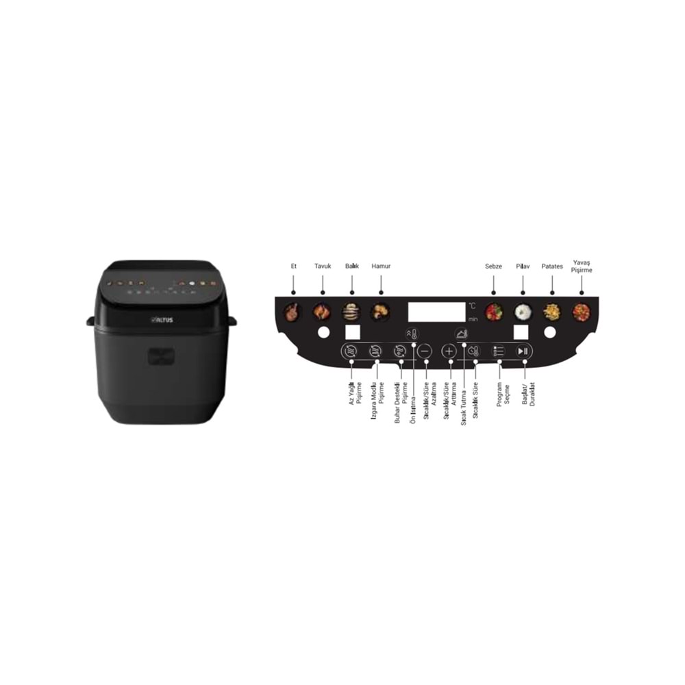 Altus AL 2594 SF Ecorfryer Master 7LT Yağsız Fritoz