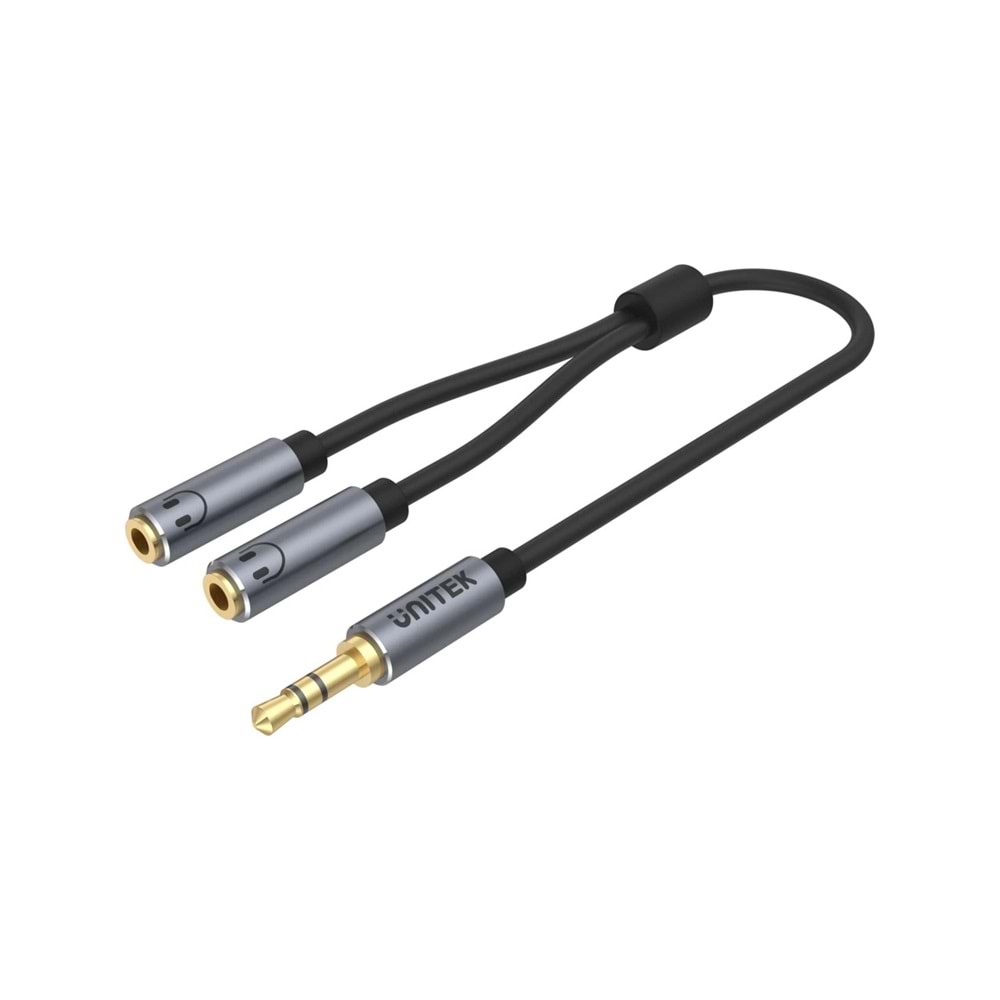 UNITEK 3.5mm AUX Kulaklık Çoklayıcı Y Kablo – Y-C956ABK