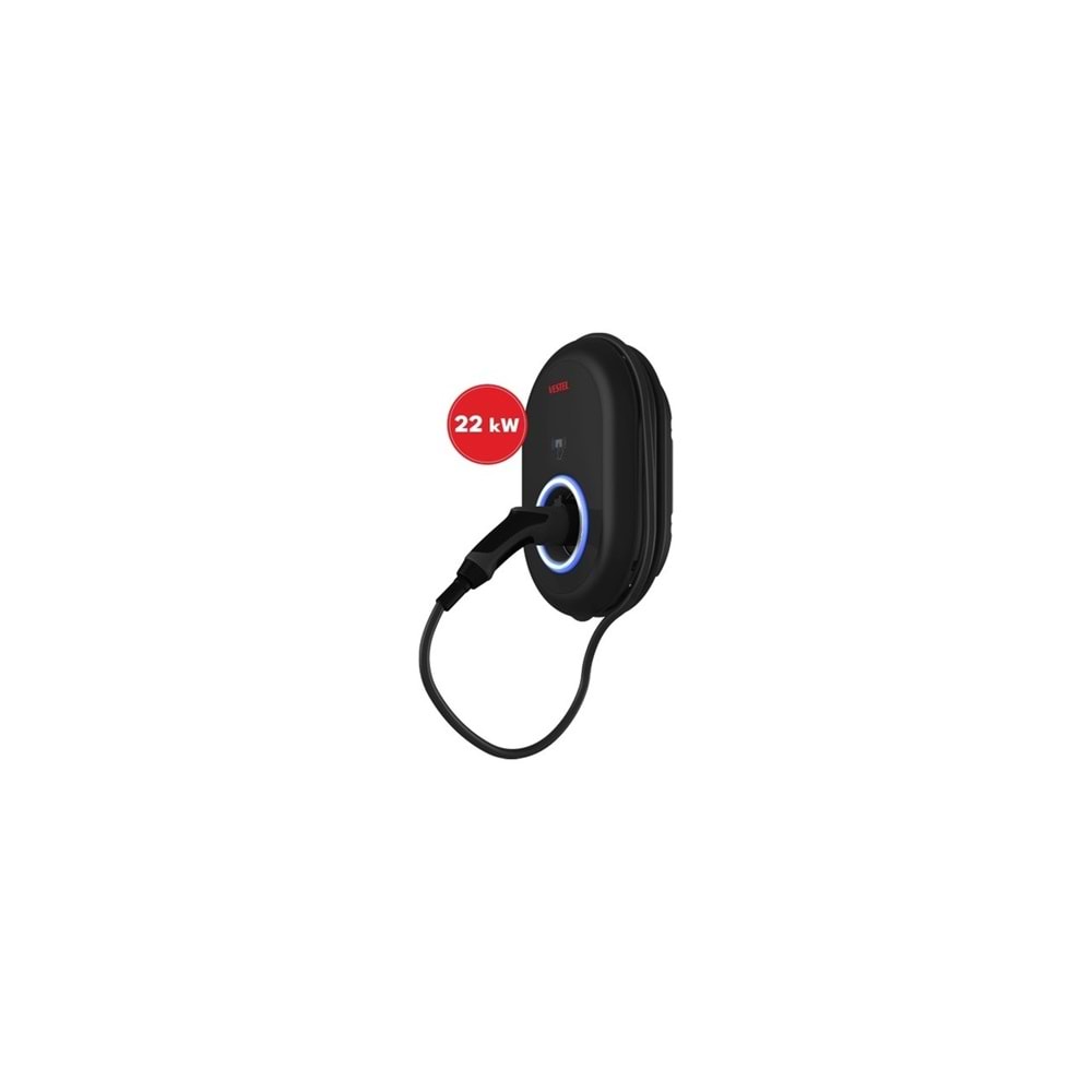 Vestel EVC04 22 kW Kablolu Elektrikli Araç Şarj İstasyonu