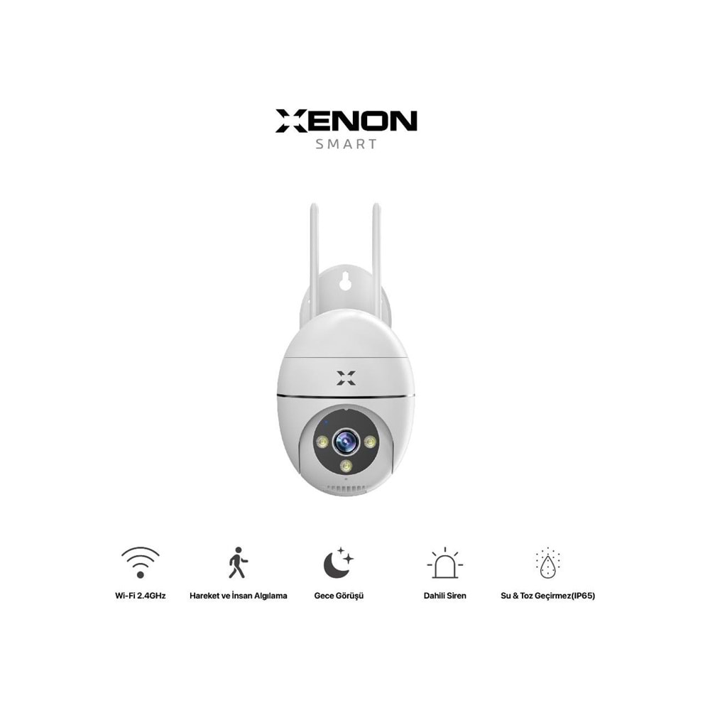 Xenon X7266 3MP Full HD Wi-Fi Gece Görüşlü Güvenlik Kamerası