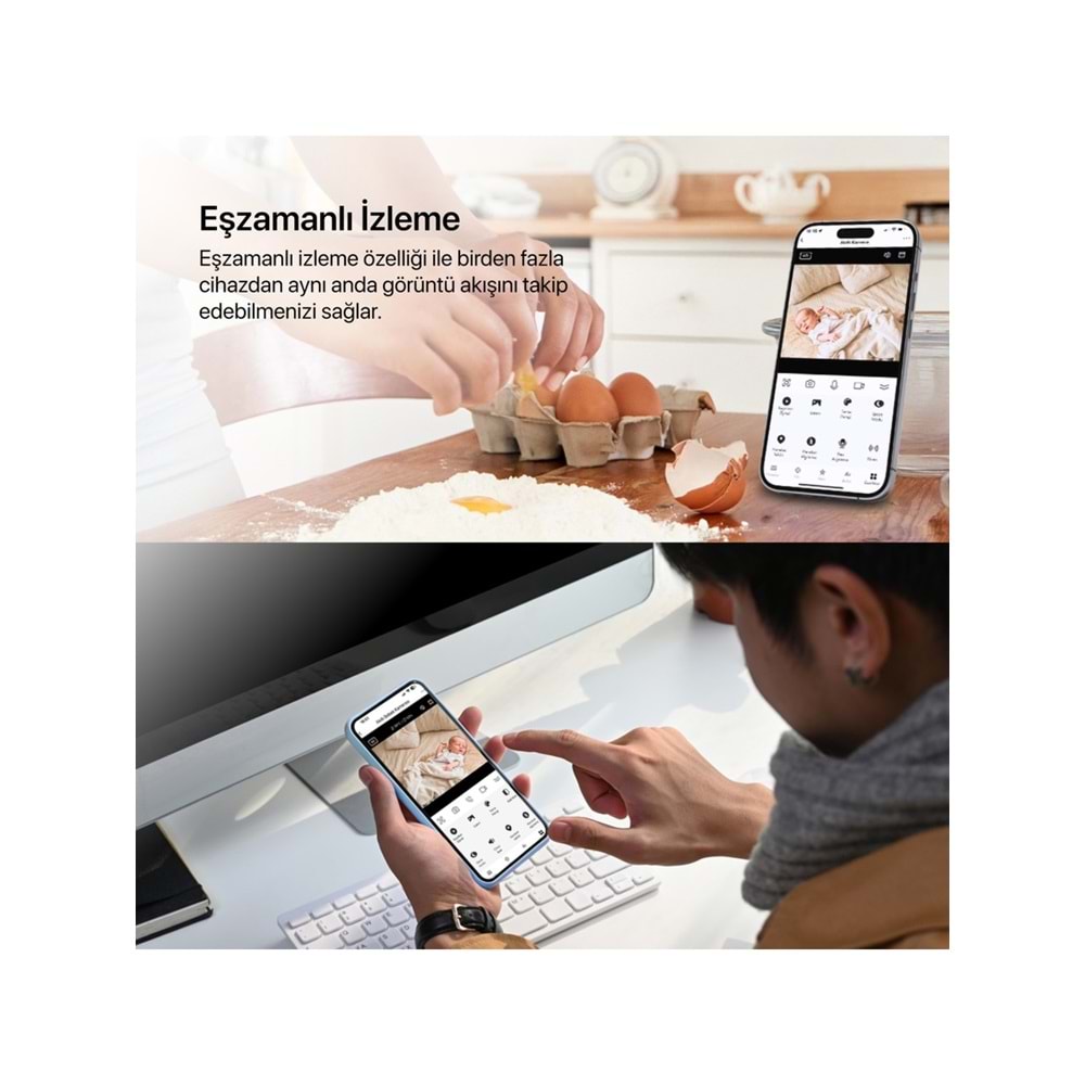 Xenon X7266 3MP Full HD Wi-Fi Gece Görüşlü Güvenlik Kamerası