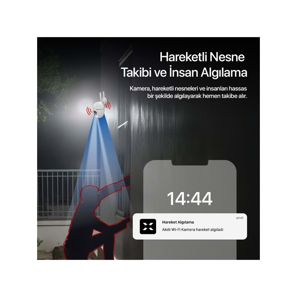Xenon X7266 3MP Full HD Wi-Fi Gece Görüşlü Güvenlik Kamerası