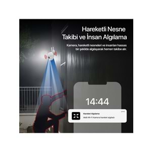 Xenon X7266 3MP Full HD Wi-Fi Gece Görüşlü Güvenlik Kamerası
