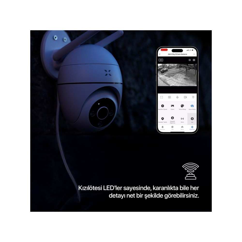 Xenon X7266 3MP Full HD Wi-Fi Gece Görüşlü Güvenlik Kamerası