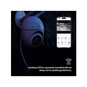 Xenon X7266 3MP Full HD Wi-Fi Gece Görüşlü Güvenlik Kamerası