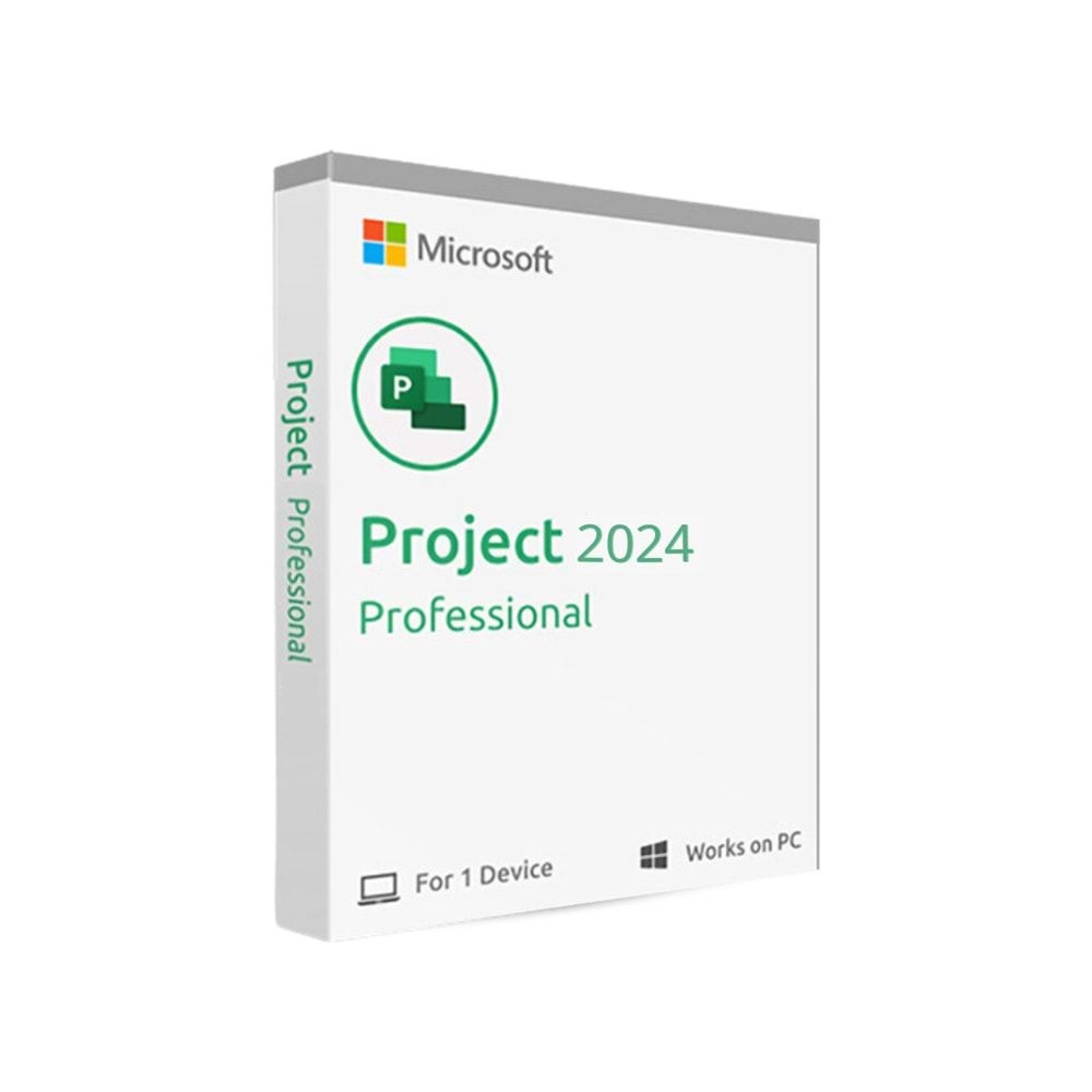 Microsoft Project Professional 2024 – Gantt Diyagramlı Proje Takibi ESD (EP2-07000)