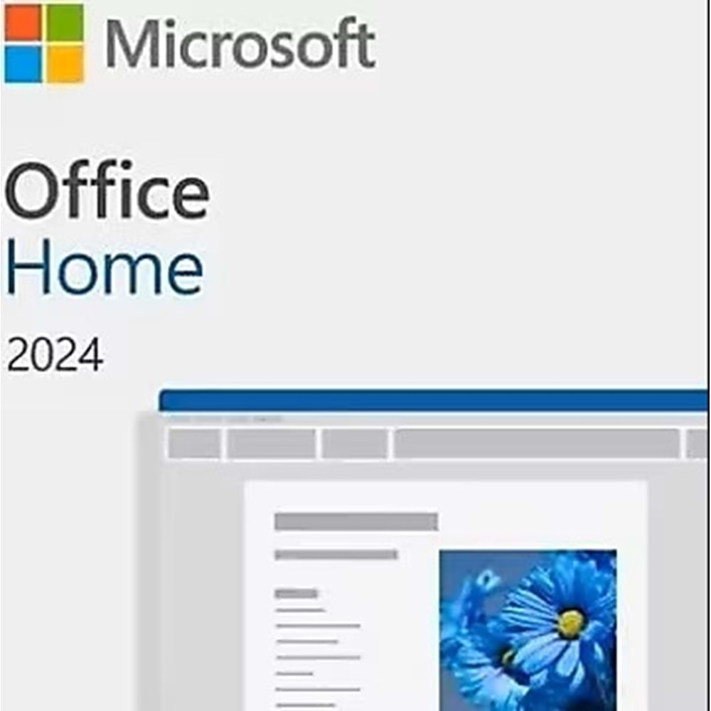 Microsoft Office Ev ve Öğrenci 2024 – Word, Excel, PowerPoint Lisansı ESD (EP2-06804)