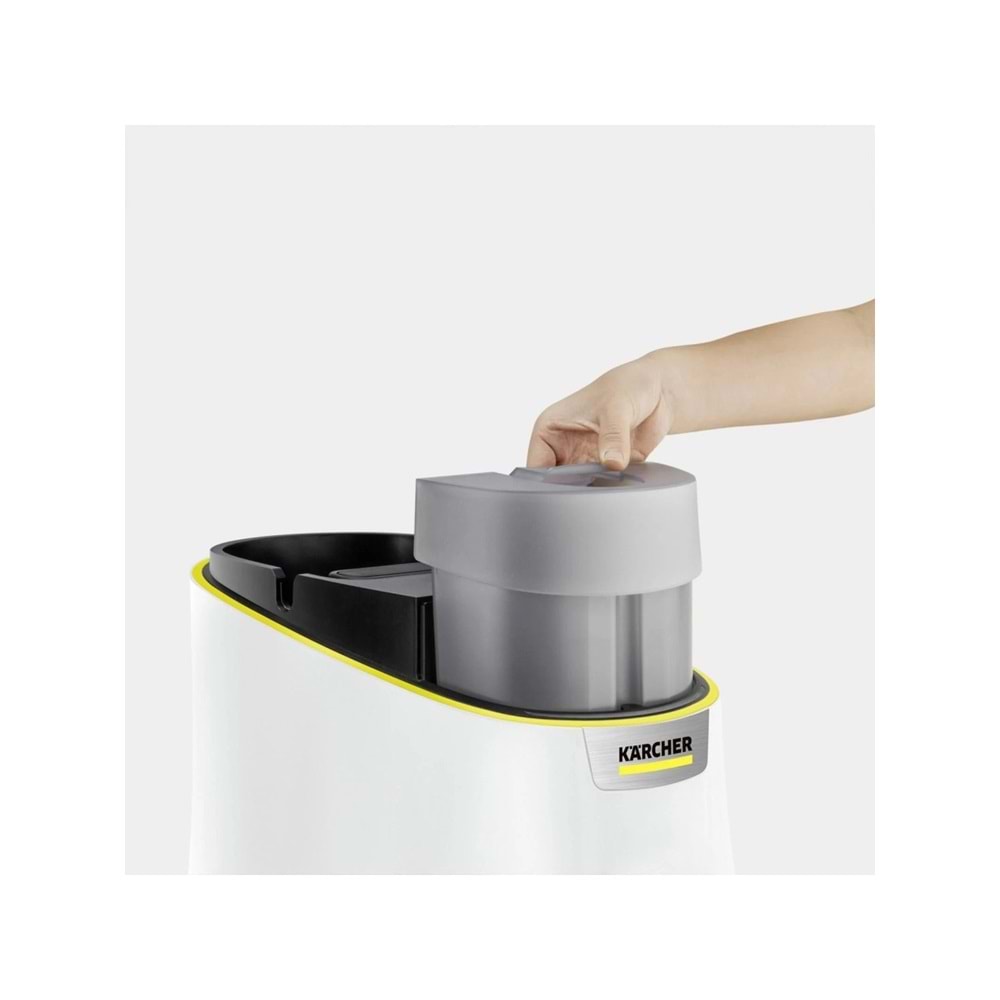 Kärcher SC 4 Deluxe Beyaz Buharlı Temizlik Makinesi – Geniş Alanlar İçin Etkili Buhar Gücü