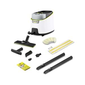 Kärcher SC 4 Deluxe Beyaz Buharlı Temizlik Makinesi – Geniş Alanlar İçin Etkili Buhar Gücü