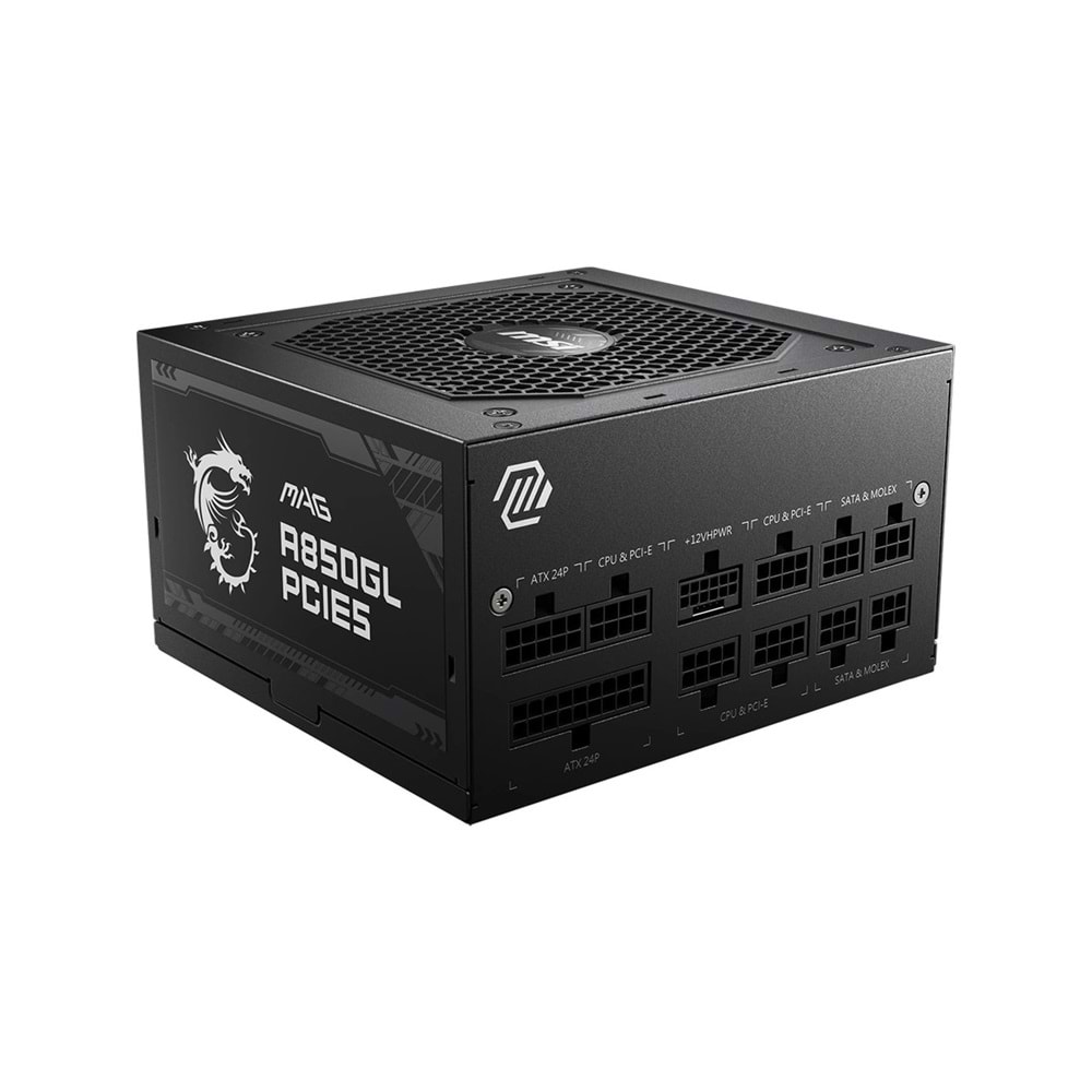 MSI MAG A850GL PCIe 5.0 White 850W 80+ GOLD Power Supply
