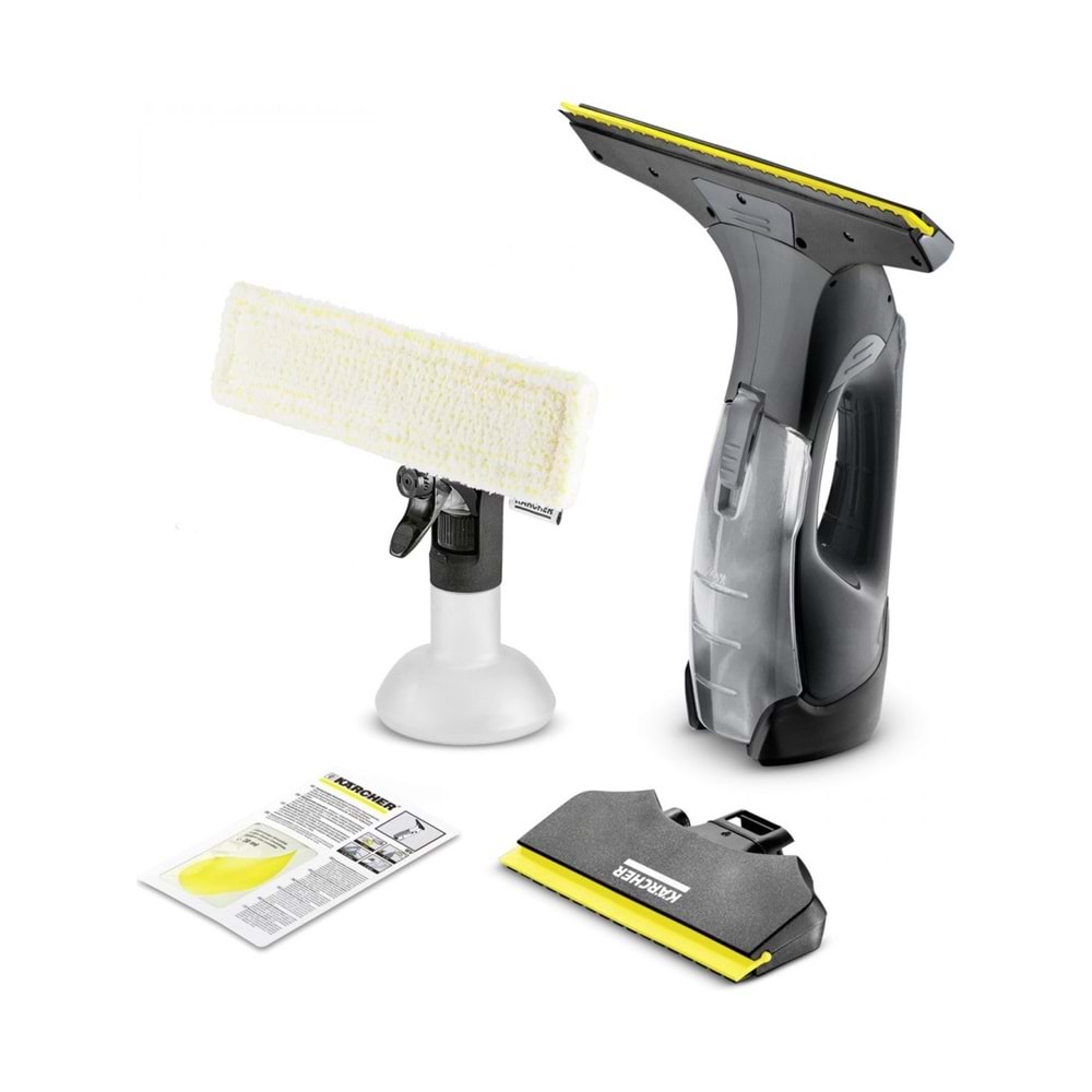 Kärcher WV 5 S Plus N Black Edition Cam Temizleme Makinesi – İz Bırakmayan Şarjlı Cam Silici