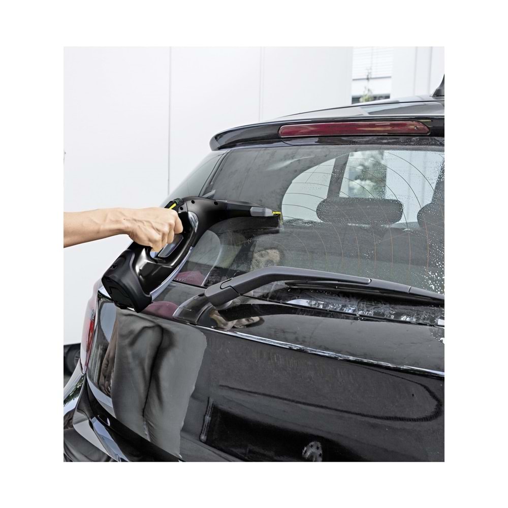 Kärcher WV 5 S Plus N Black Edition Cam Temizleme Makinesi – İz Bırakmayan Şarjlı Cam Silici