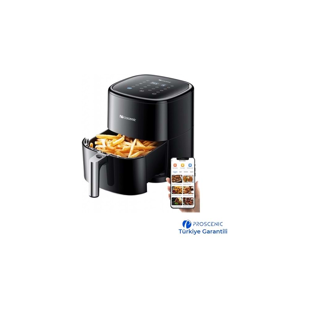 Proscenic T22 Air Fryer 5L Yağsız Fritöz – Geniş Kapasiteli Sessiz ve Dokunmatik Ekranlı Airfryer