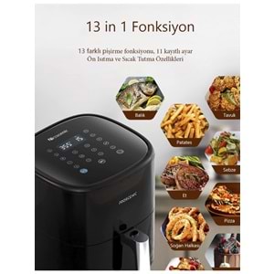 Proscenic T22 Air Fryer 5L Yağsız Fritöz – Geniş Kapasiteli Sessiz ve Dokunmatik Ekranlı Airfryer