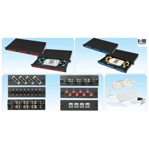 HCS 12 Port Fiber Duplex Patch Panel(PFO-11222-1U)