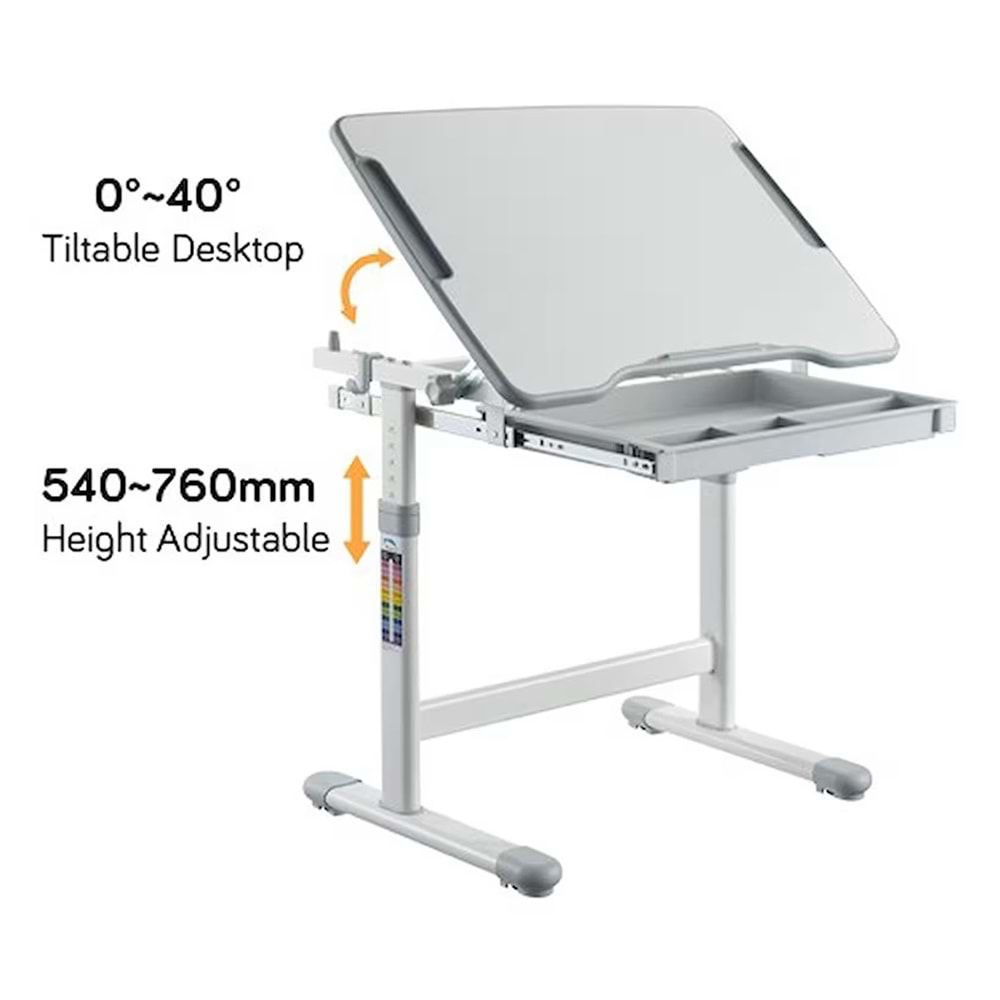 Digitus DA-90901 Ayarlanabilir Çocuk Masası Pembe